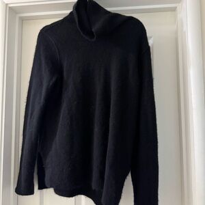 Michael Stars Classic Black Cowl Neck Sweater